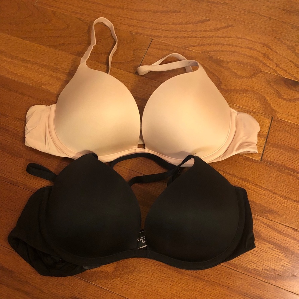Dream Angels Padded Demi- beige and black 34b